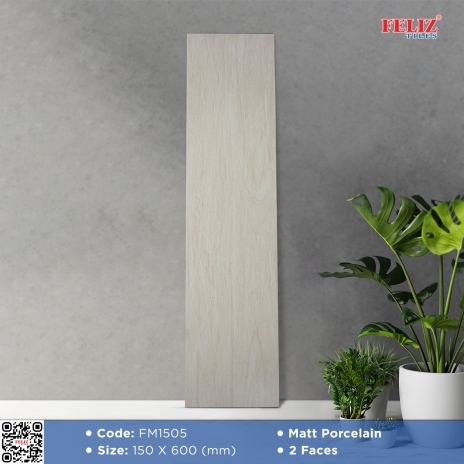 150x600mm | Matt Porcelain - 2 Faces | Mã FM1505