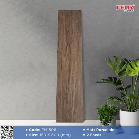 150x600mm | Matt Porcelain - 2 Faces | Mã FM1506