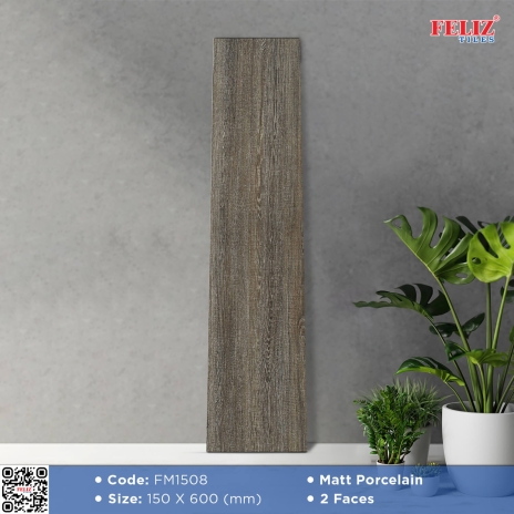 150x600mm | Matt Porcelain - 2 Faces | Mã FM1508