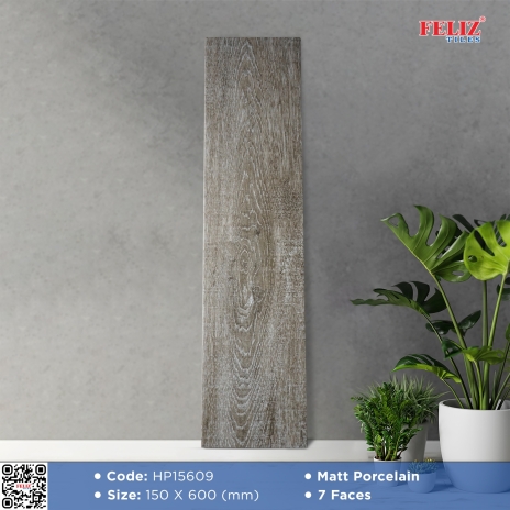 150x600mm | Matt Porcelain - 7 Faces | Mã HP15609