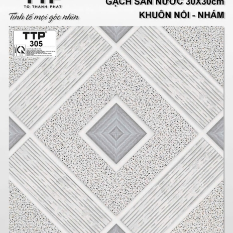Gạch sàn nước 30×30cm TTP 305