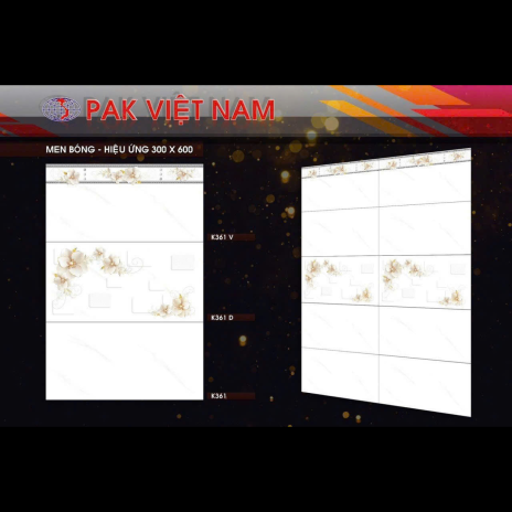MEN BÓNG - HIỆU ỨNG 30x60cm | MÃ K361
