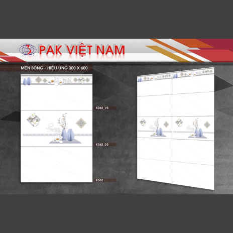MEN BÓNG - HIỆU ỨNG 30x60cm | MÃ K362