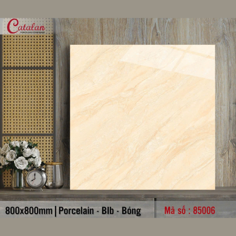 80x80cm | Porcelain - Blb - Bóng | Mã 85006
