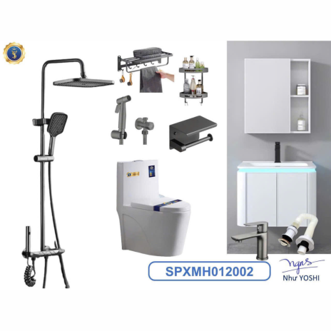 Combo phụ kiện phòng tắm SPXMH012002