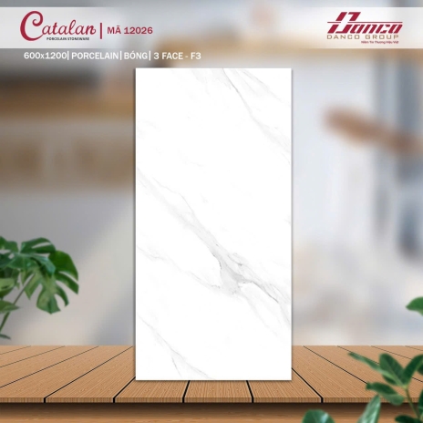 60x120cm | PORCELAIN | BÓNG | 3 FACE - F3 | MÃ 12026