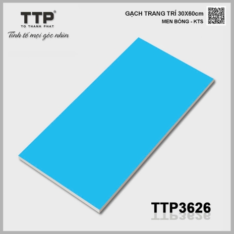 30x60cm | MEN BÓNG - KTS | Mã TTP3626