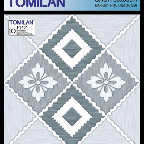 GẠCH 30x30cm | MEN MỜ - HIỆU ỨNG SUGAR | MÃ F3431