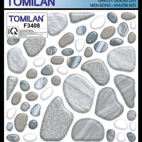 GẠCH 30x30cm | MEN BÓNG - KHUÔN NỔI | MÃ F3408