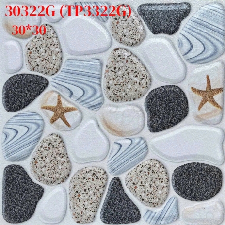 Gạch men lót nền WC 30x30cm | MÃ 30322G (TP3322G)
