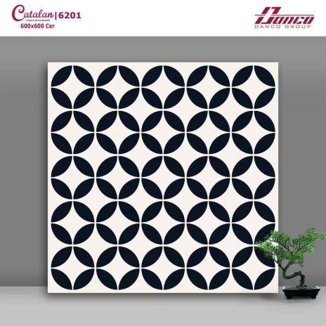 60x60cm Cer GIẢ GẠCH BÔNG | MÃ 6201